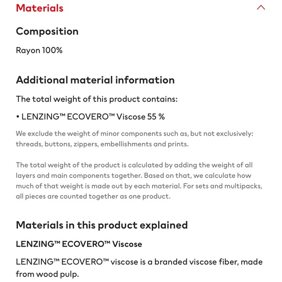 H&M Red Ditsy Floral Wrap Dress Size S Crepe Midi Long Sleeve Romantic - Picture 5 of 12